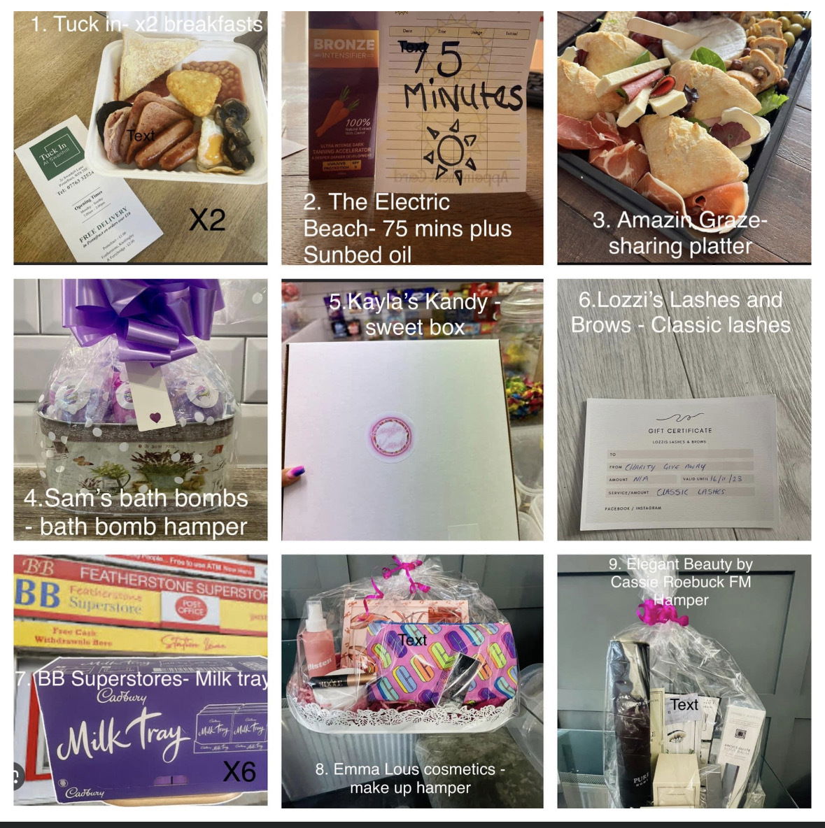 Natalie Knight raffle 