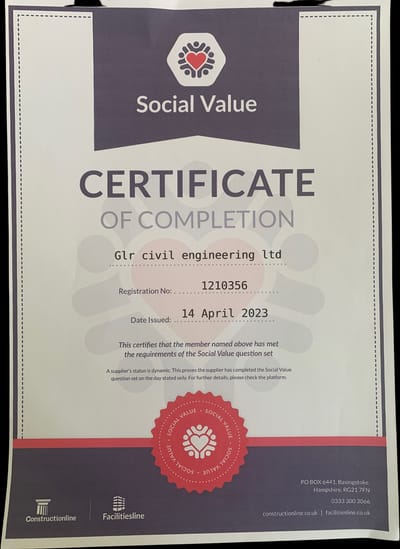 Social Value Certificate