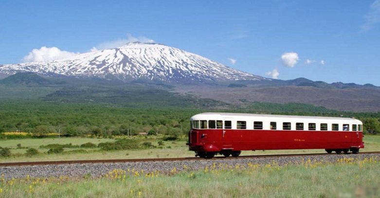 Circumetnea ​​- Il Giro Dell'etna In Circumetnea - Partenza Da Riposto