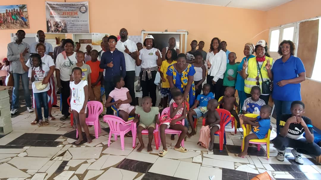 Empowering Hearts: WFWP Gabon Chapter Extends Love Through Food Donation to Orphanage Youth and Children