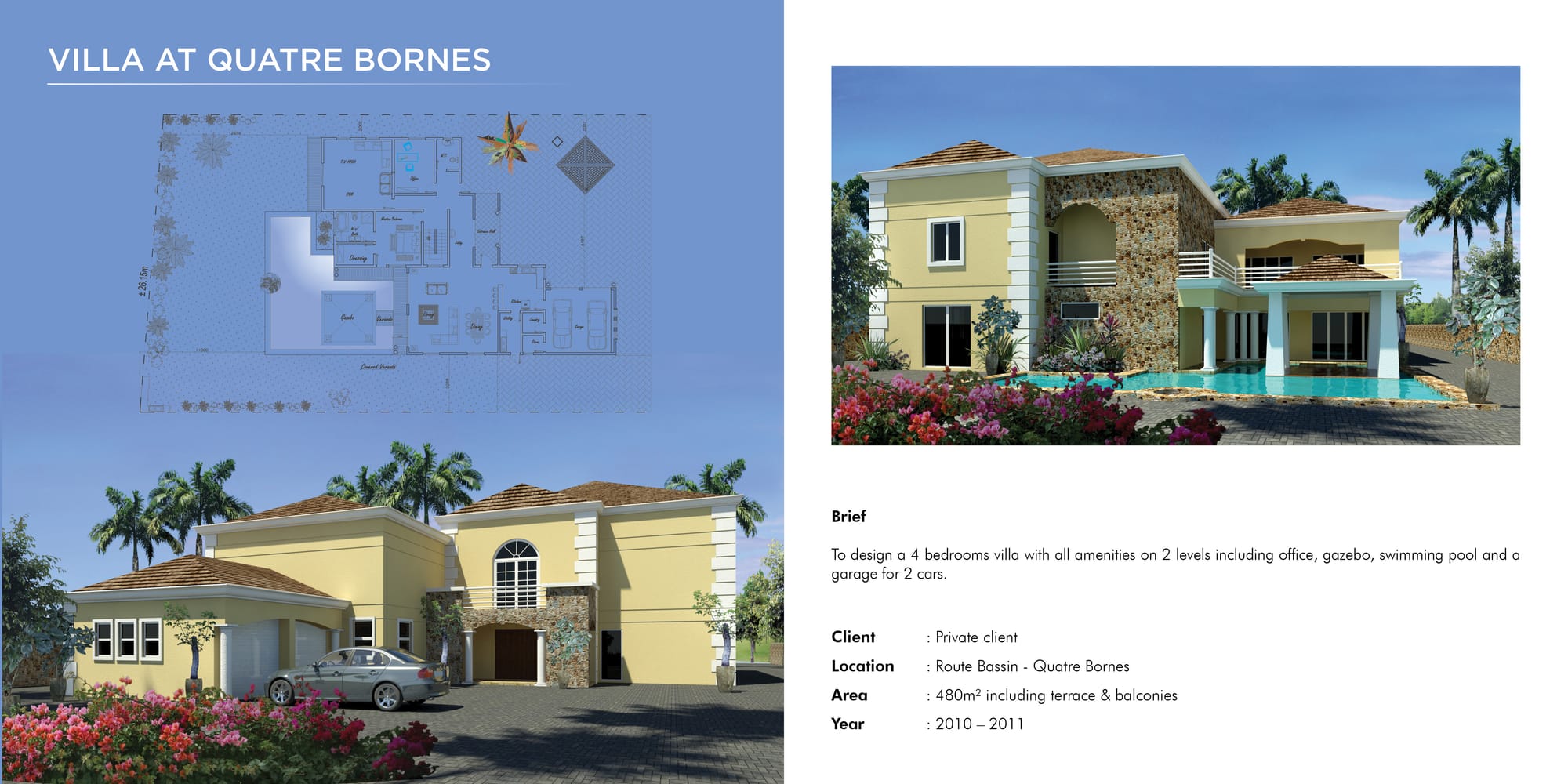 Villa at Quatre Bornes