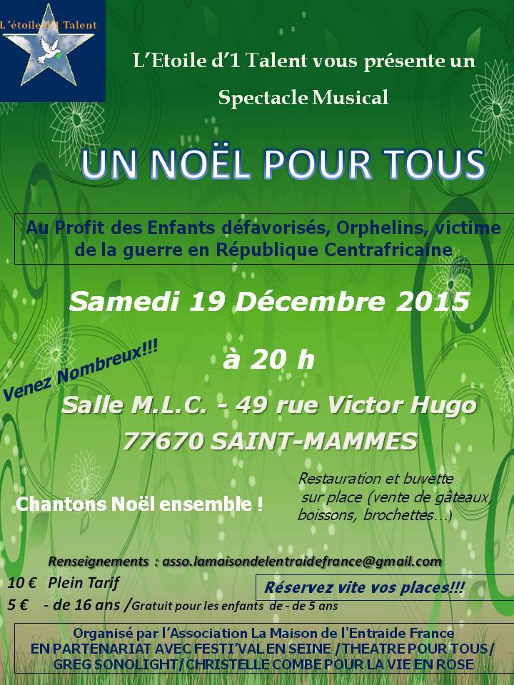 Un noel pour tous 2015