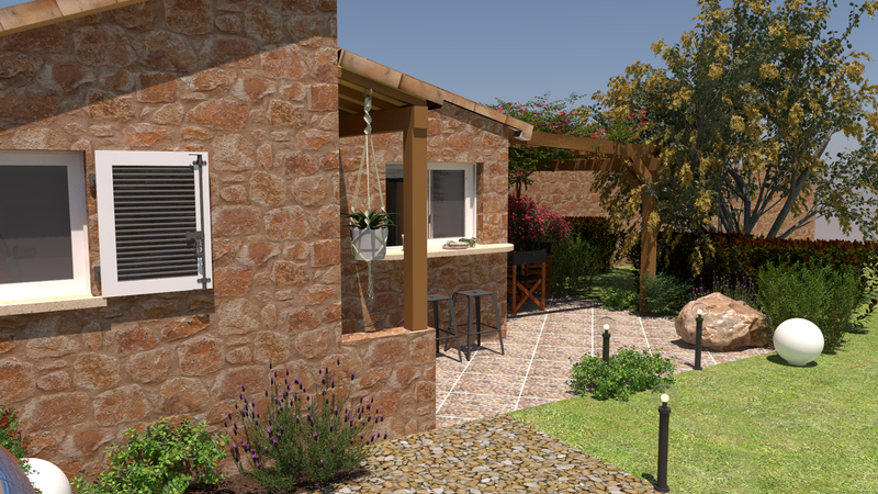 Transformation d'un appentis en studio