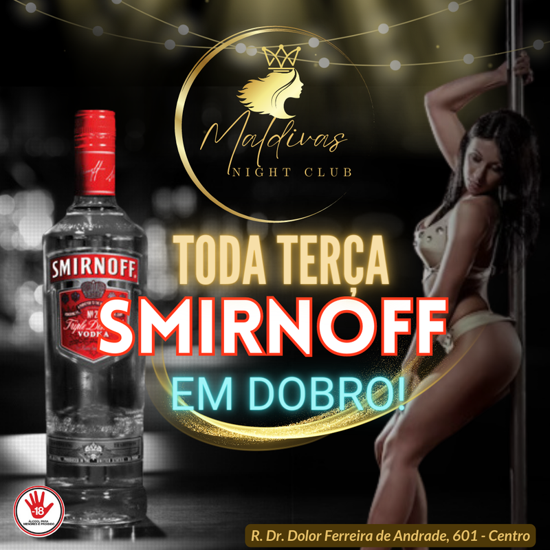 Toda terça Smirnoff Ice em dobro