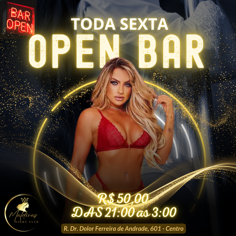 TODA Sexta é OPEN BAR