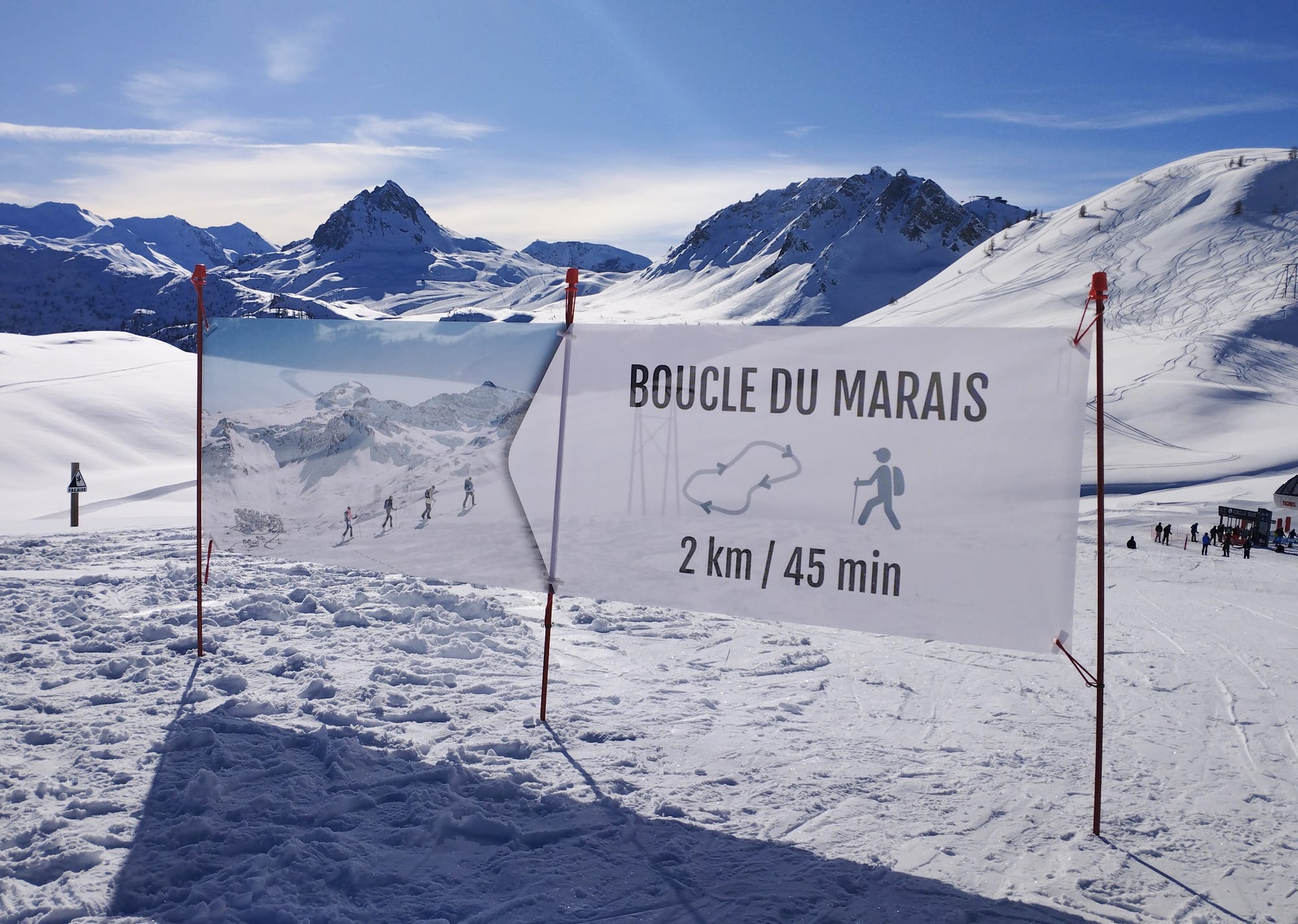 Banderoles boucle pietons -