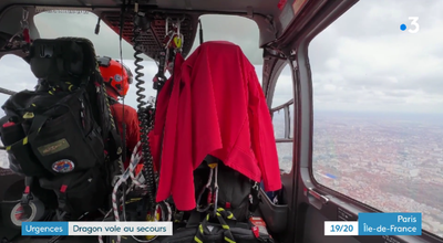 VIDEO. Un dragon dans le ciel francilien