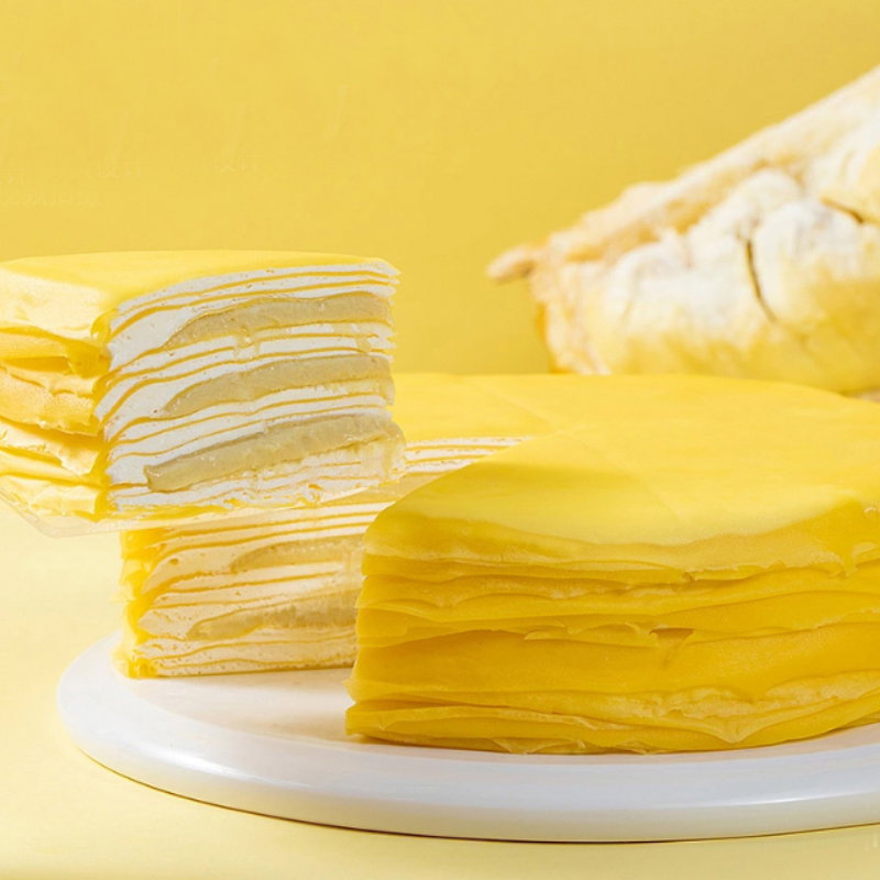 Durian Crepes Cake