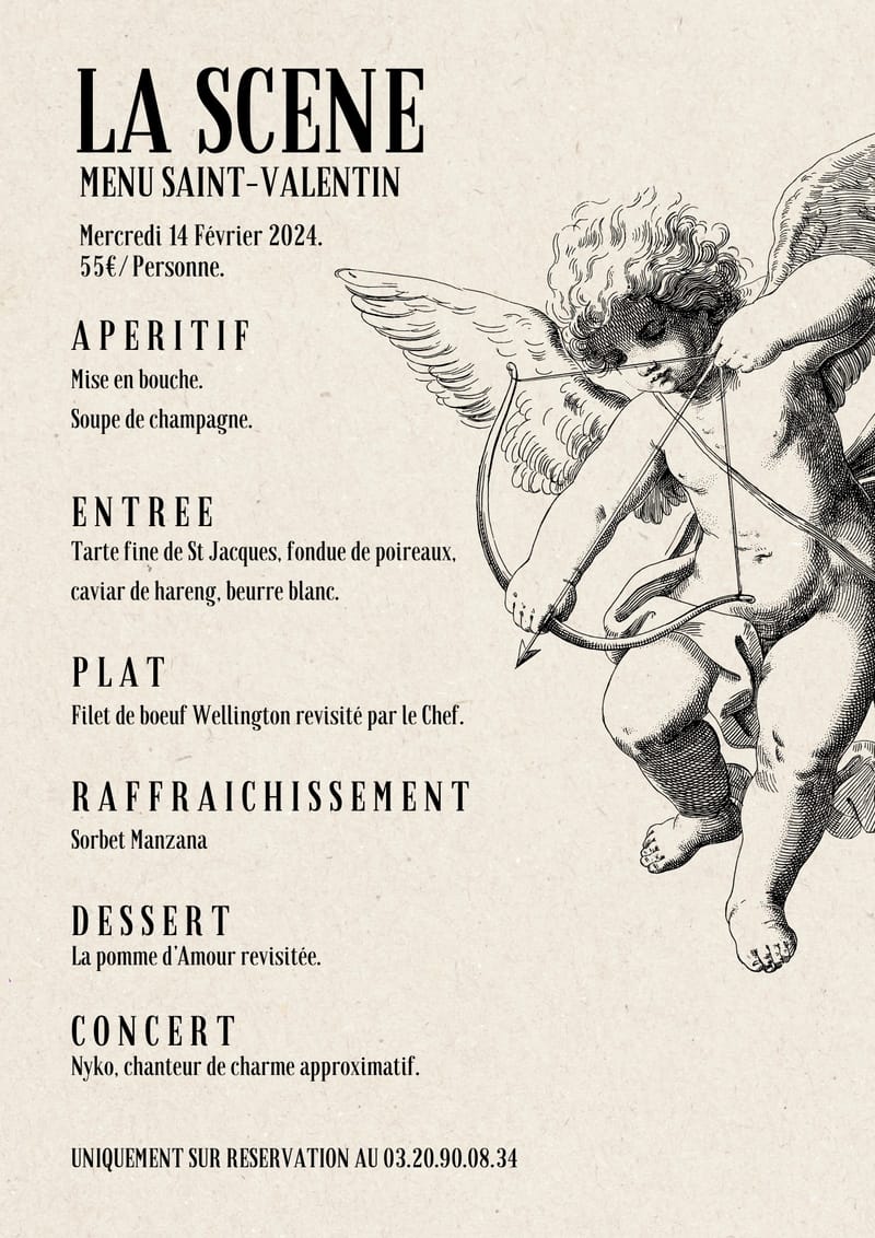 SAINT VALENTIN - LA SCENE (SECLIN) - COMPLET