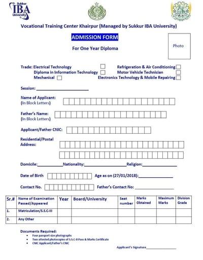 Admission &amp; Courses image