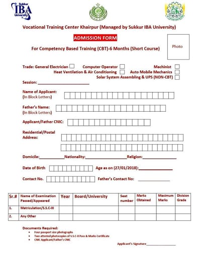 Admission &amp; Courses image