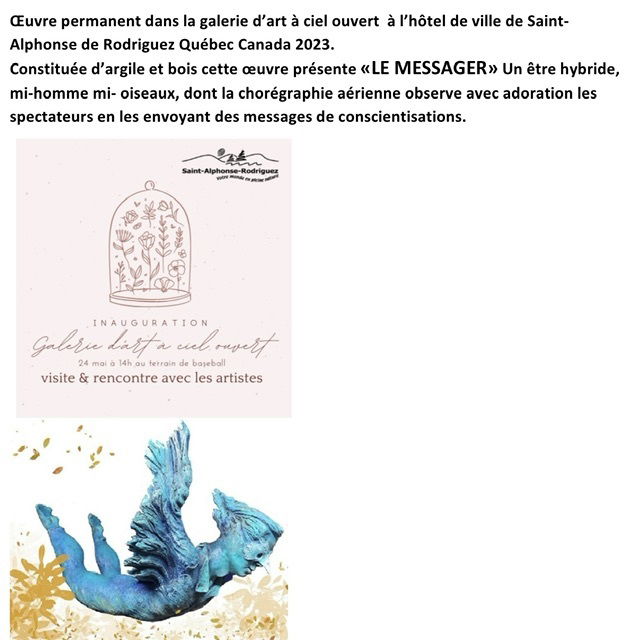 Inauguration de la galerie d’art à ciel ouvert