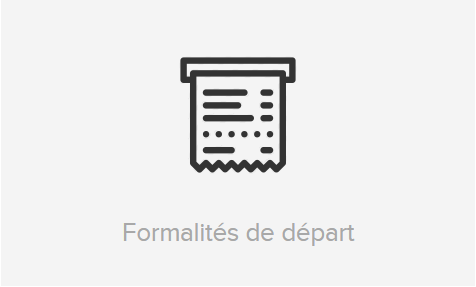 Formalités de départ