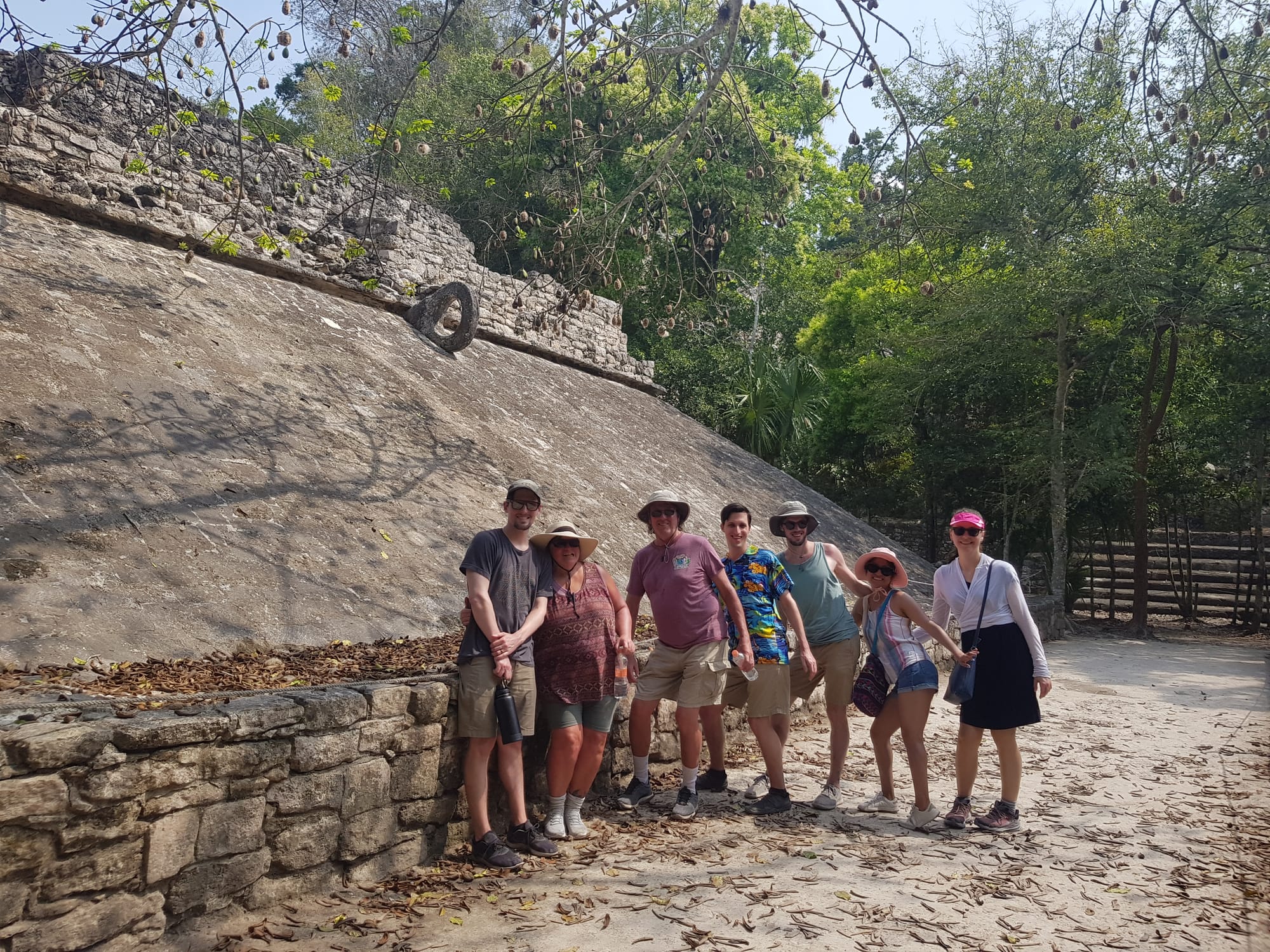 Maya ball game court