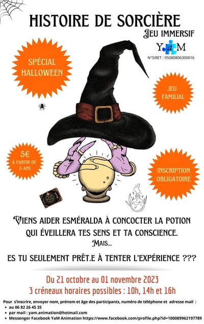 Esméralda t'ouvre sa porte à l'occasion d'Halloween...