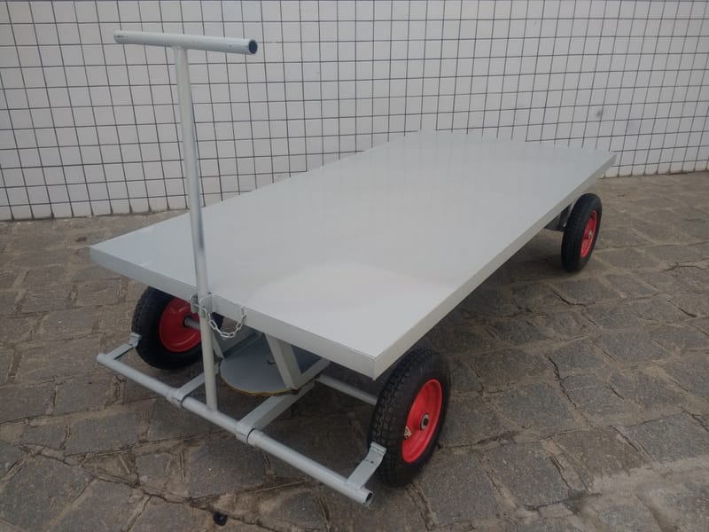 Carrinho carrega tudo