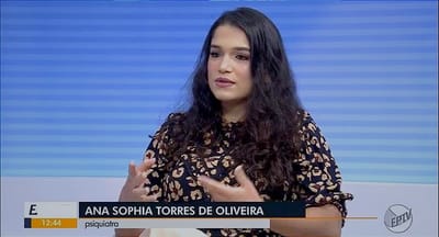 ENTREVISTA NA GLOBO SOBRE CUIDADOS COM A SAÚDE MENTAL