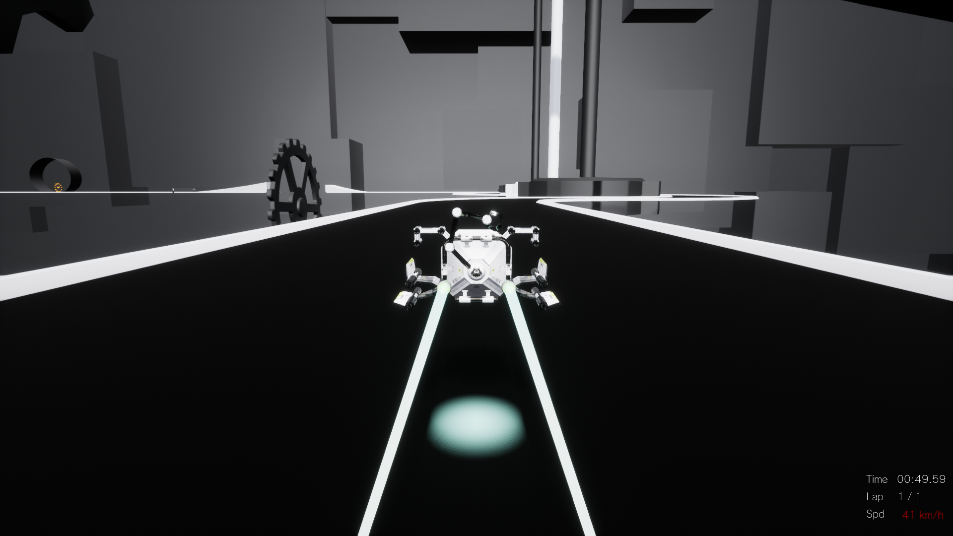 Racing game against the clock on UE4