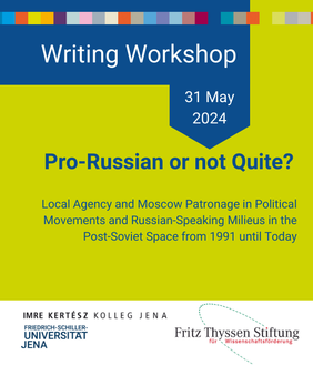 Alexandr Voronovici Co-Organized a Workshop at Imre Kertesz Kolleg Jena