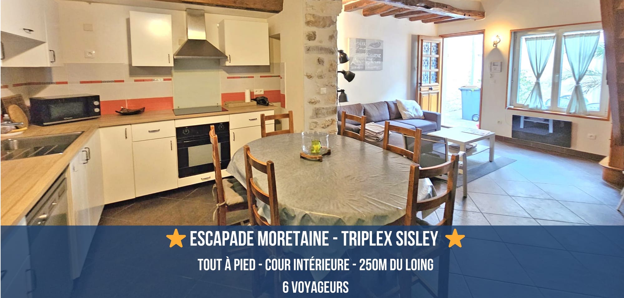 ⭐Triplex Sisley⭐ - Maison atypique + Cour intérieure