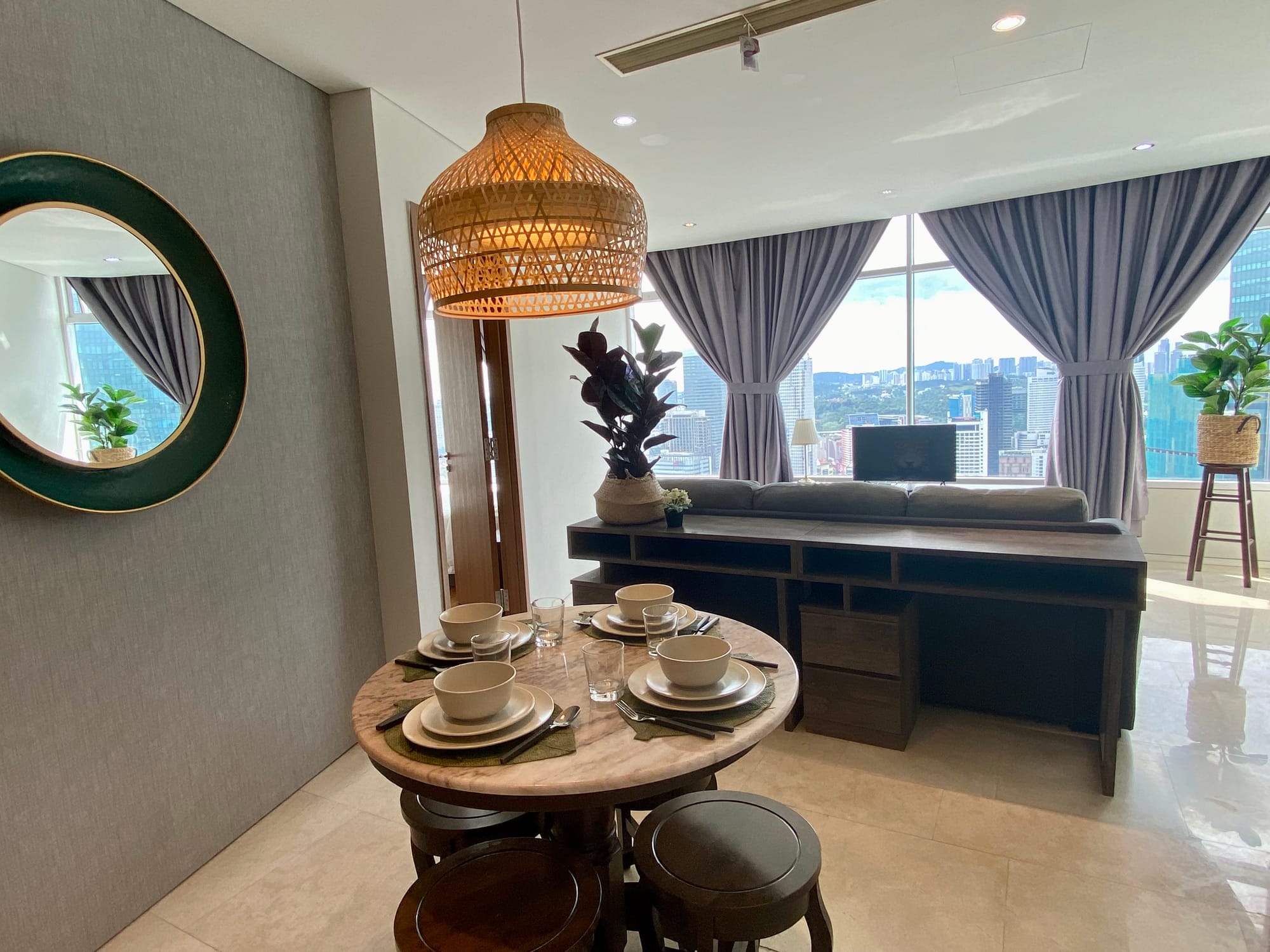 Dining area and Living Room