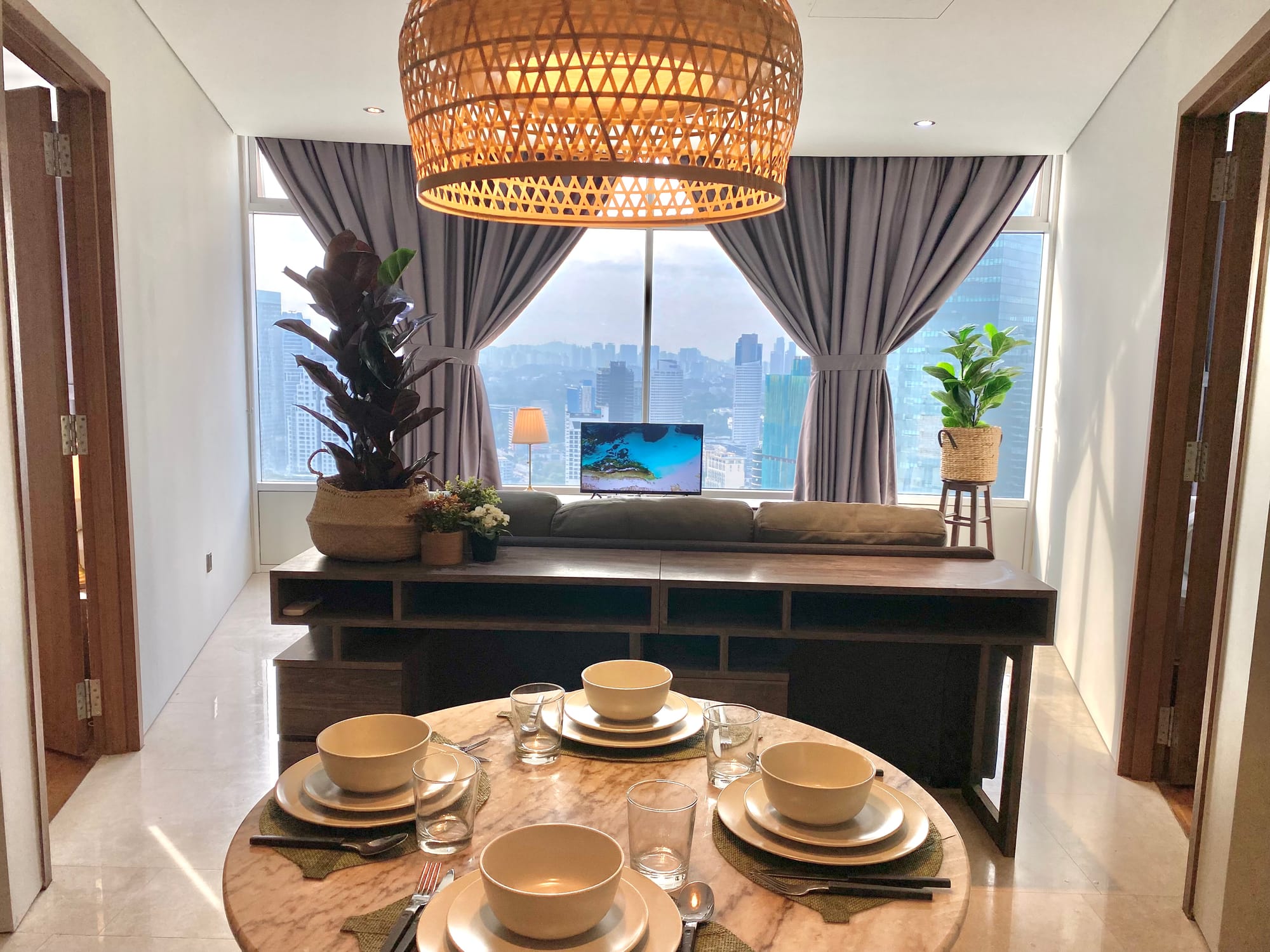 Dining area and Living Room