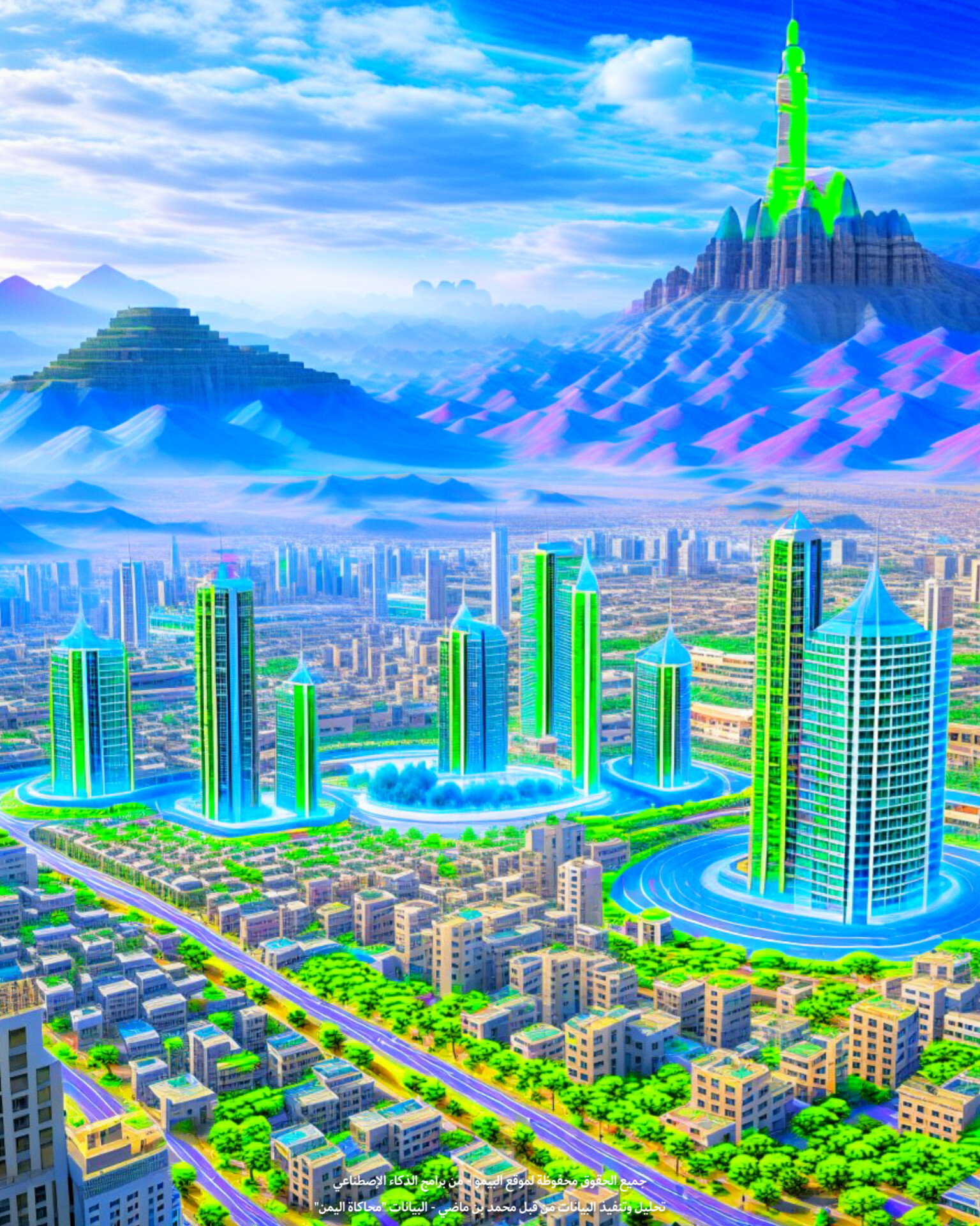 برنامج الذكاء الإصطناعي متوسط المدى - محاكاة اليمن