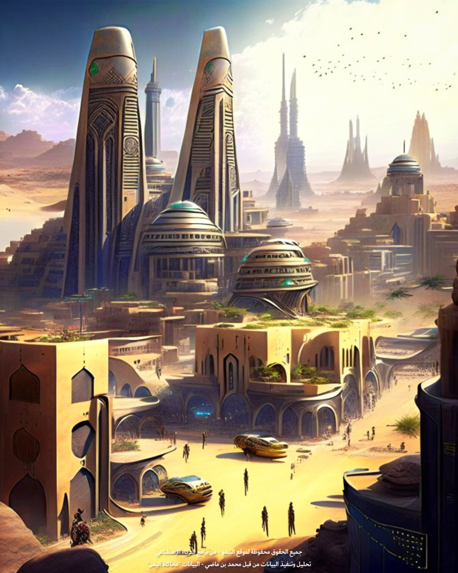 برنامج الذكاء الإصطناعي متوسط المدى - محاكاة اليمن