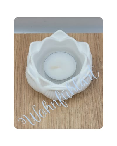 Teelichthalter Lotusblüte