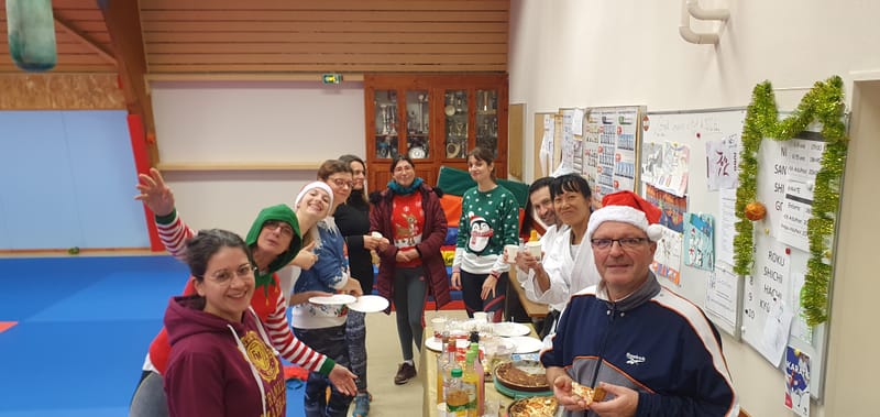 Derniers cours de l'année et repas de Noël 