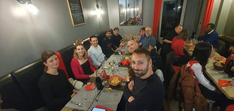 Derniers cours de l'année et repas de Noël 