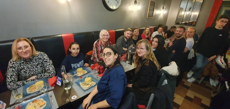 Derniers cours de l'année et repas de Noël 