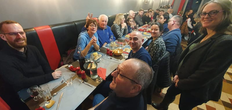 Derniers cours de l'année et repas de Noël 