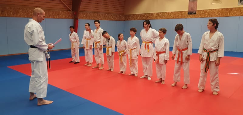 Passage de grades Ados 14-06-2024 : Félicitations aux nouveaux gradés