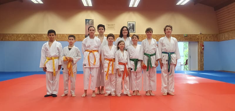 Passage de grades Ados 14-06-2024 : Félicitations aux nouveaux gradés