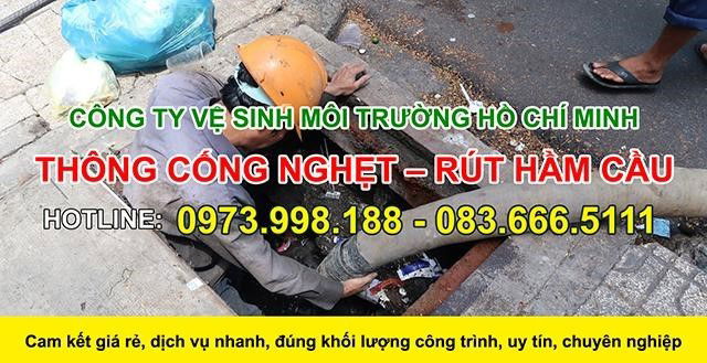 Thông cống nghẹt Quận 3 uy tín (chất lượng)