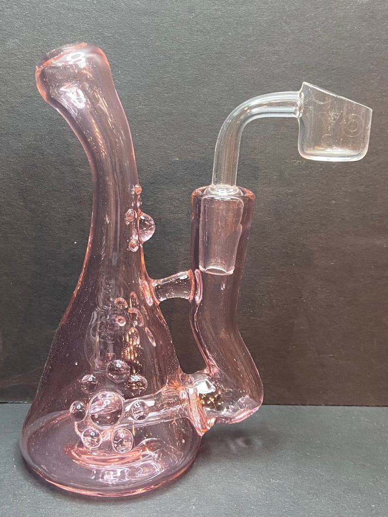 14 mm Female Pink Rig. - Shockers Glass Studio