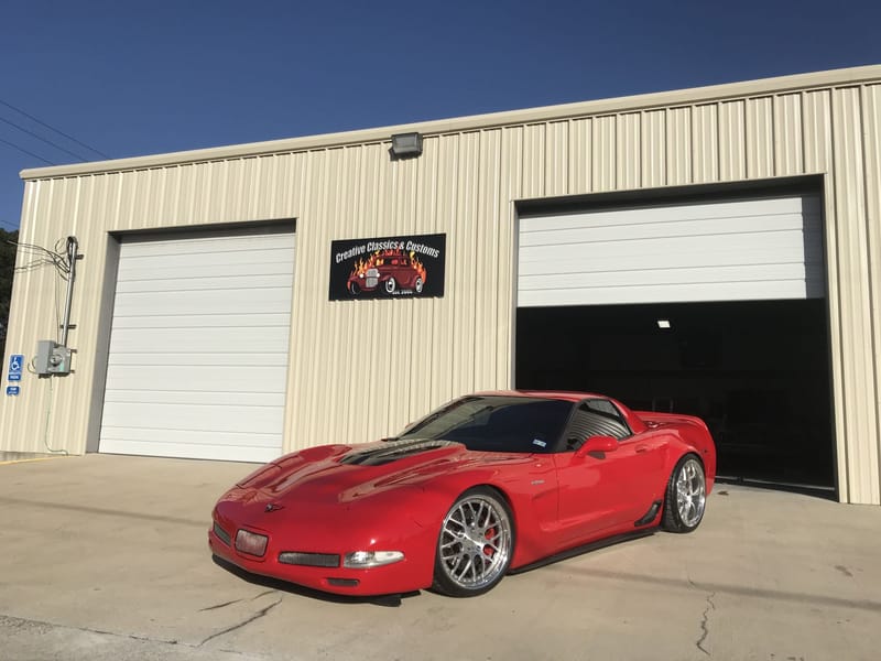 Paint work done at Creative Classics & Customs