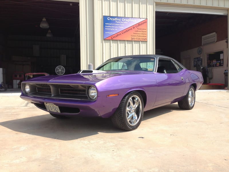 Paint work done at Creative Classics & Customs