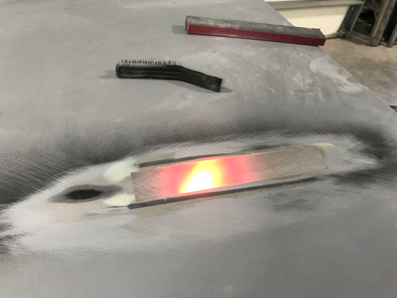 C6 toggle switch activated light up hood emblem