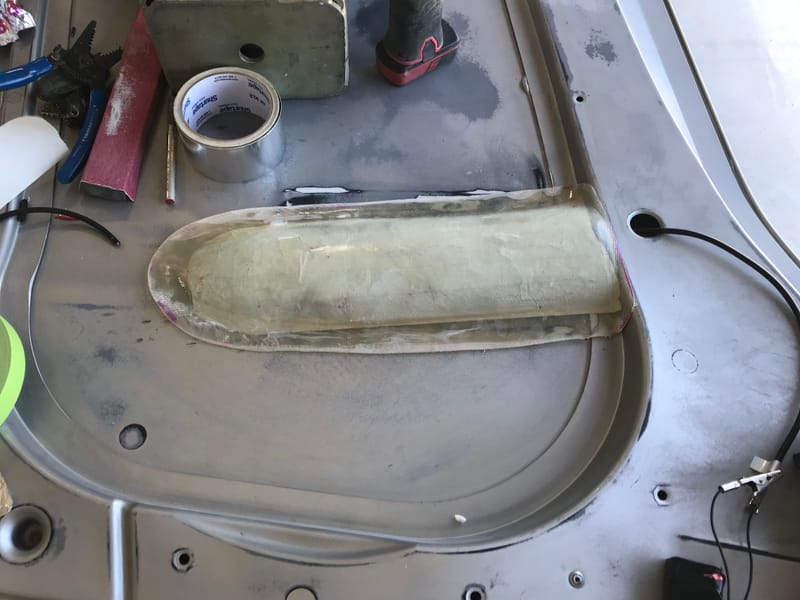 C6 toggle switch activated light up hood emblem