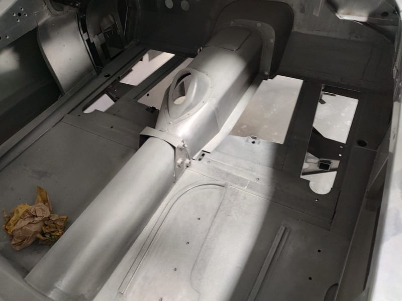 1955 Jaguar XK140 Assembly of Frame Components