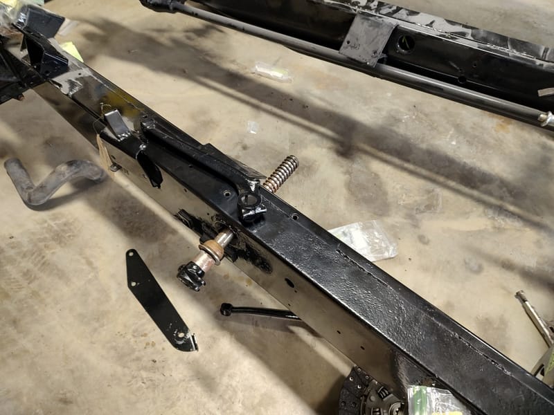 1955 Jaguar XK140 Assembly of Frame Components