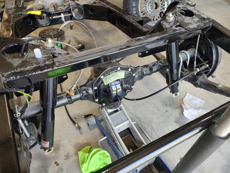 1955 Jaguar XK140 Assembly of Frame Components