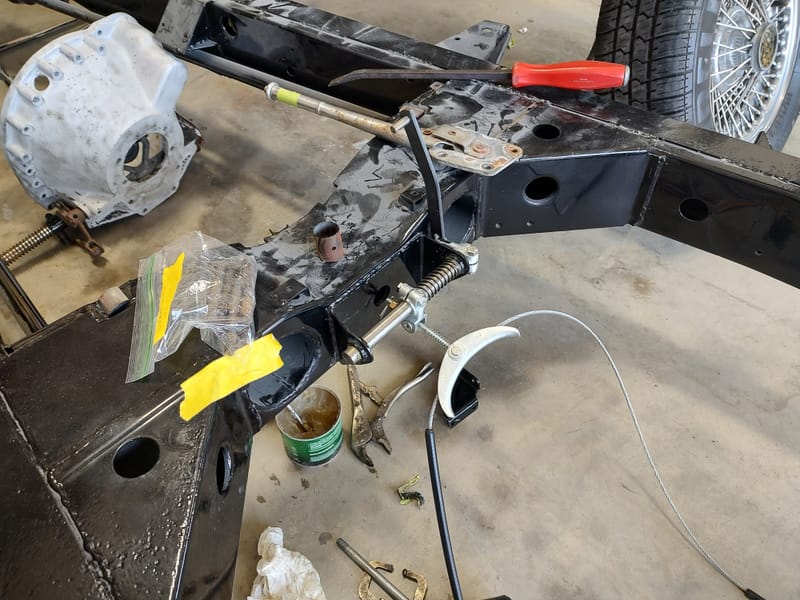 1955 Jaguar XK140 Assembly of Frame Components