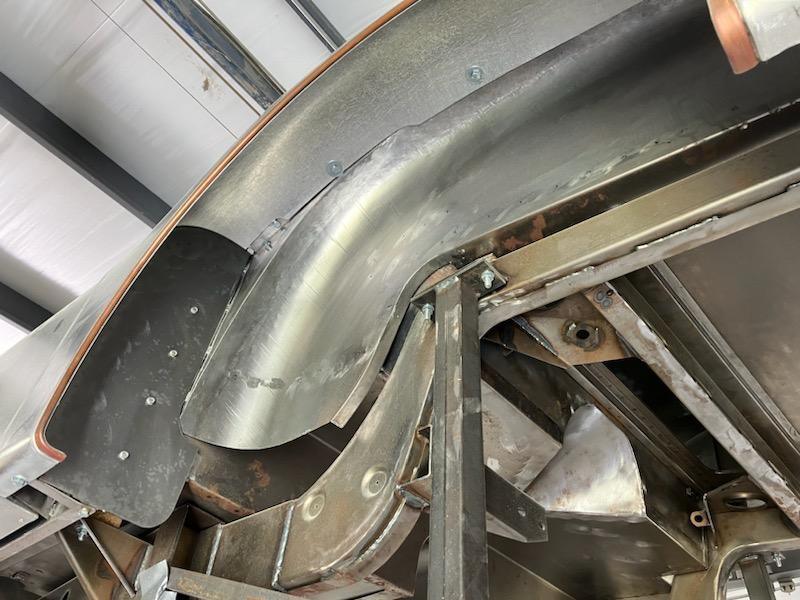 1955 Jaguar XK140 Assembly of Frame Components