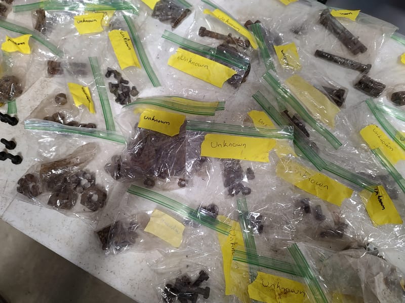 1955 Jaguar XK140 Assembly of Frame Components