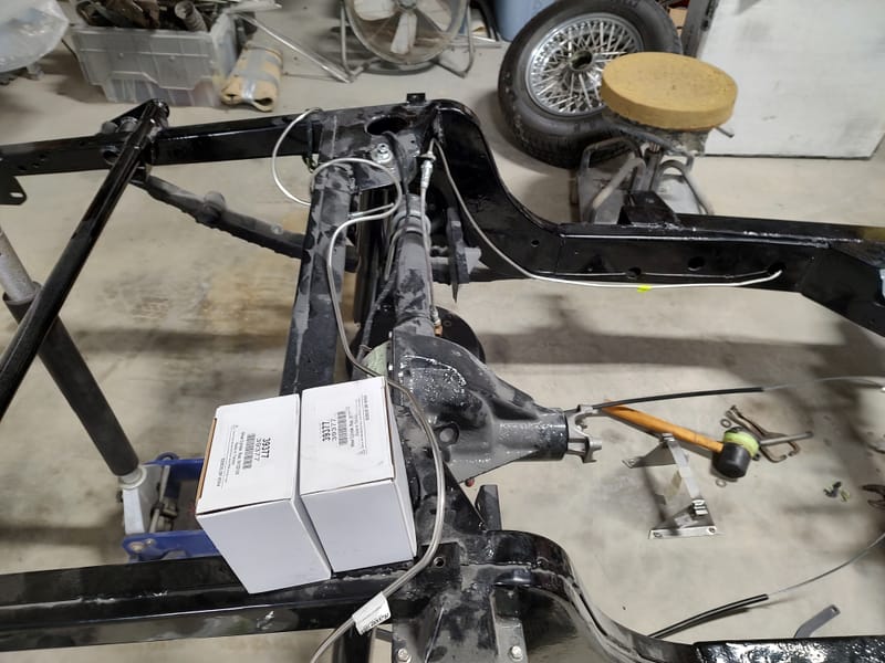 1955 Jaguar XK140 Assembly of Frame Components