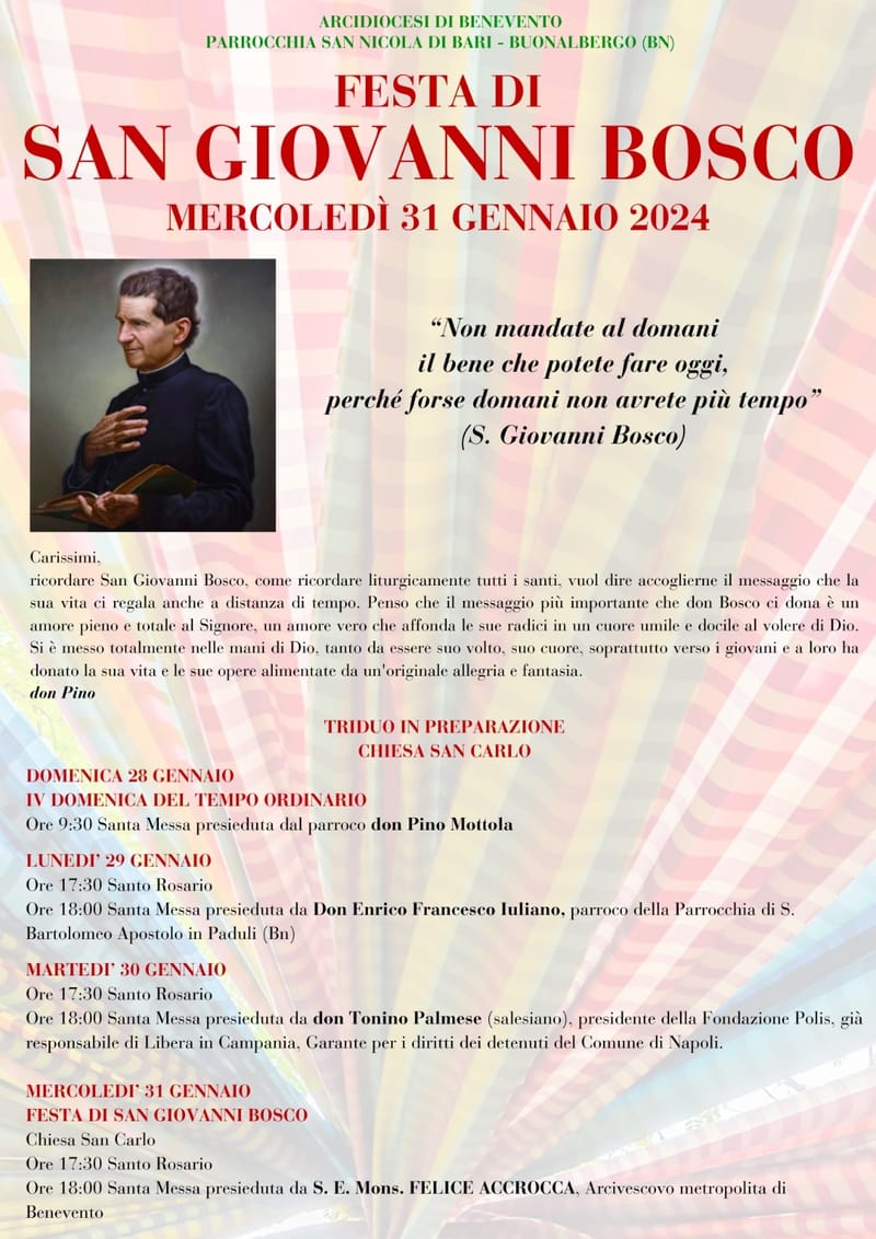 Festa di San Giovanni Bosco