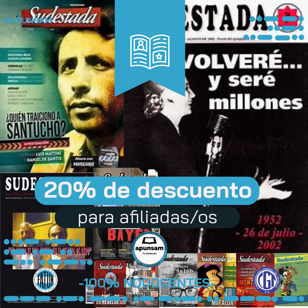 20% de descuento en Sudestada